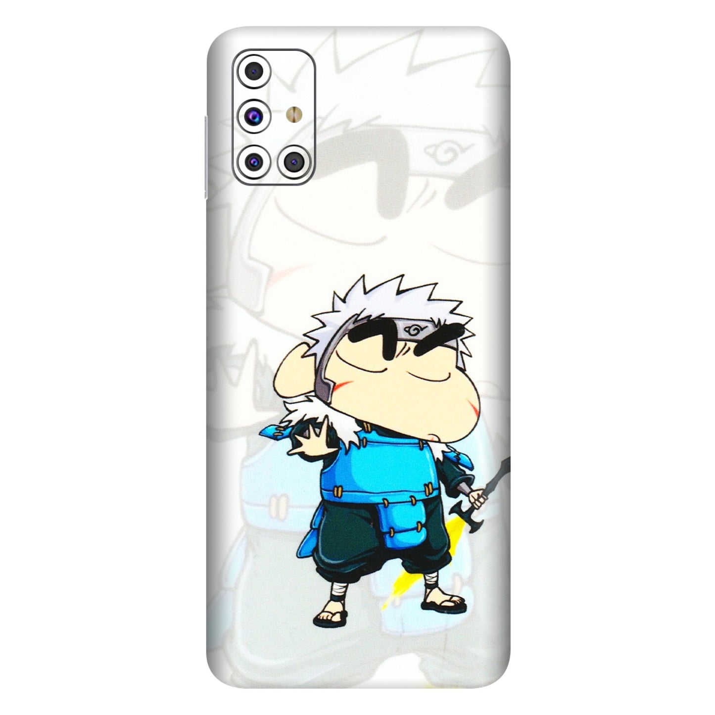 Samsung M/F/Note/Flip and C Phone Skins (All Models) - Angry Young Shinchan - 3D Embossed Finish (L-226) Samsung Galaxy M31s