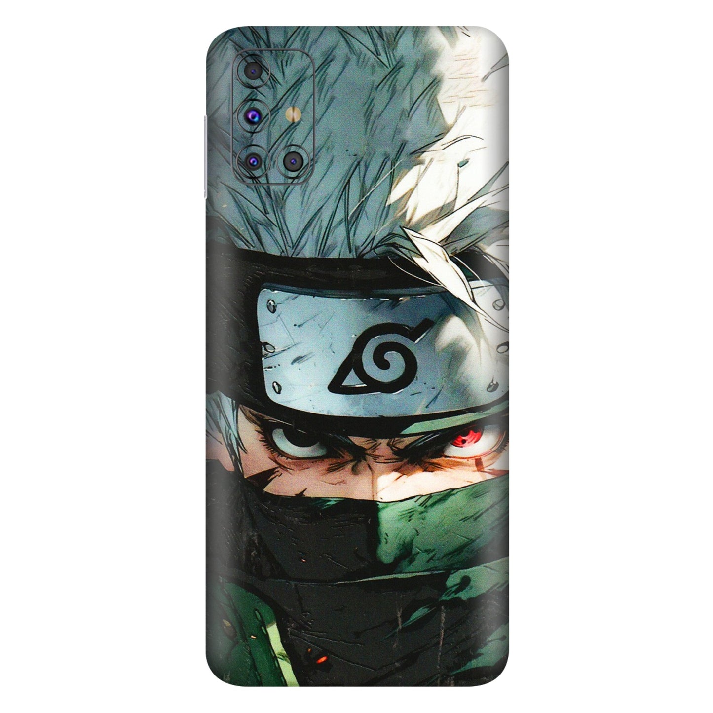 Samsung M/F/Note/Flip and C Phone Skins (All Models) - Kakashi Red Eye Focus - 3D Embossed Finish (L-227) Samsung Galaxy M31s