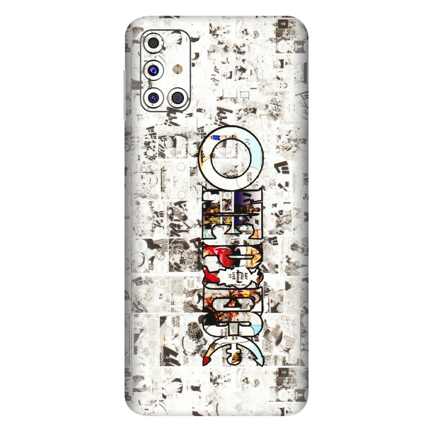 Samsung M/F/Note/Flip and C Phone Skins (All Models) - One Piece Manga - 3D Embossed Finish (L-26) Samsung Galaxy M31s