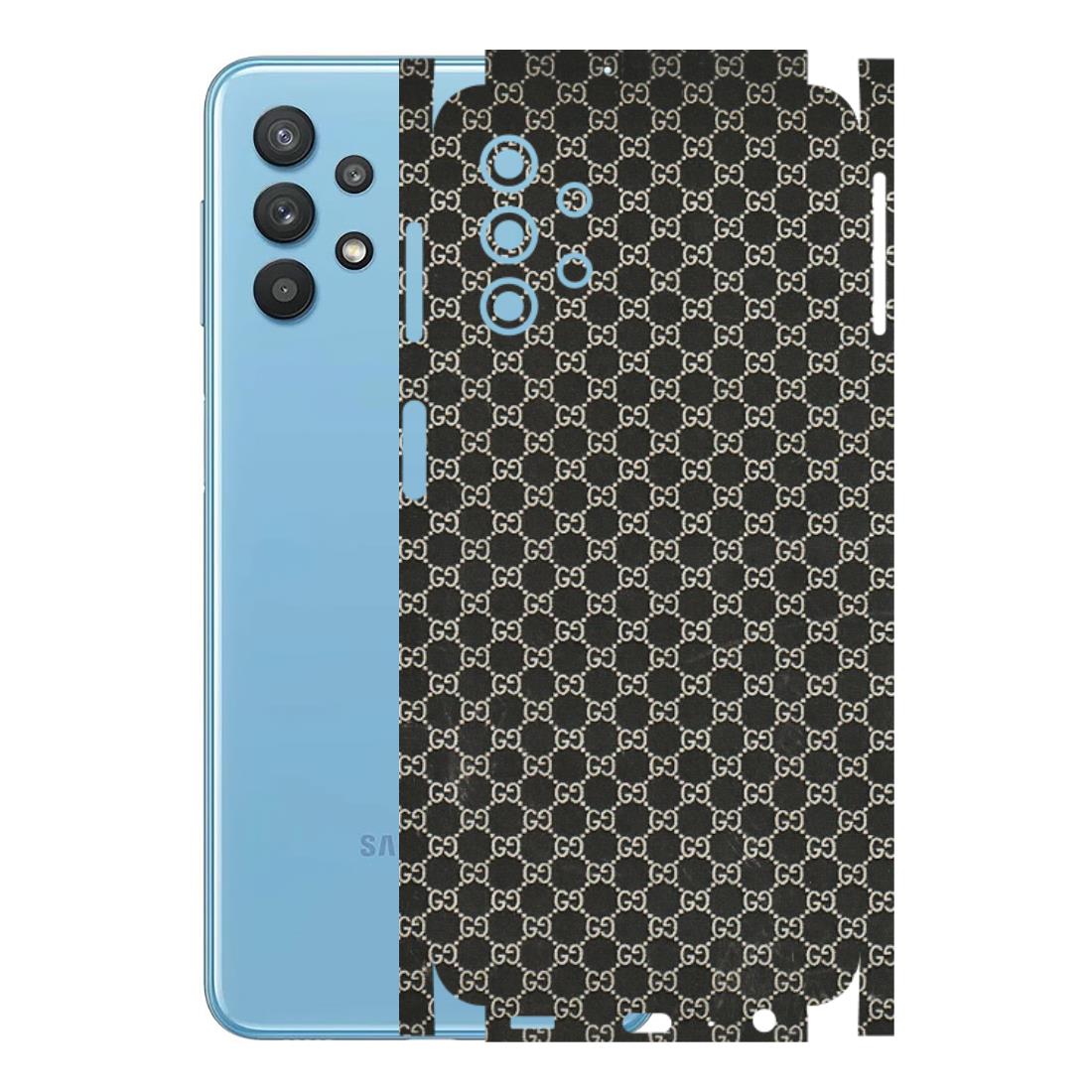 Samsung M/F/Note/Flip and C Phone Skins (All Models) - Black G Print - 3D Embossed Finish (L-109) Samsung Galaxy M32 (5G)