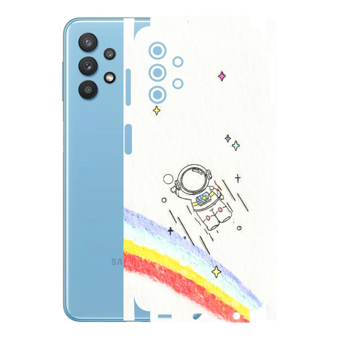 Samsung M/F/Note/Flip and C Phone Skins (All Models) - Milkyway Astronaut - 3D Embossed Finish (L-110) Samsung Galaxy M32 (5G)