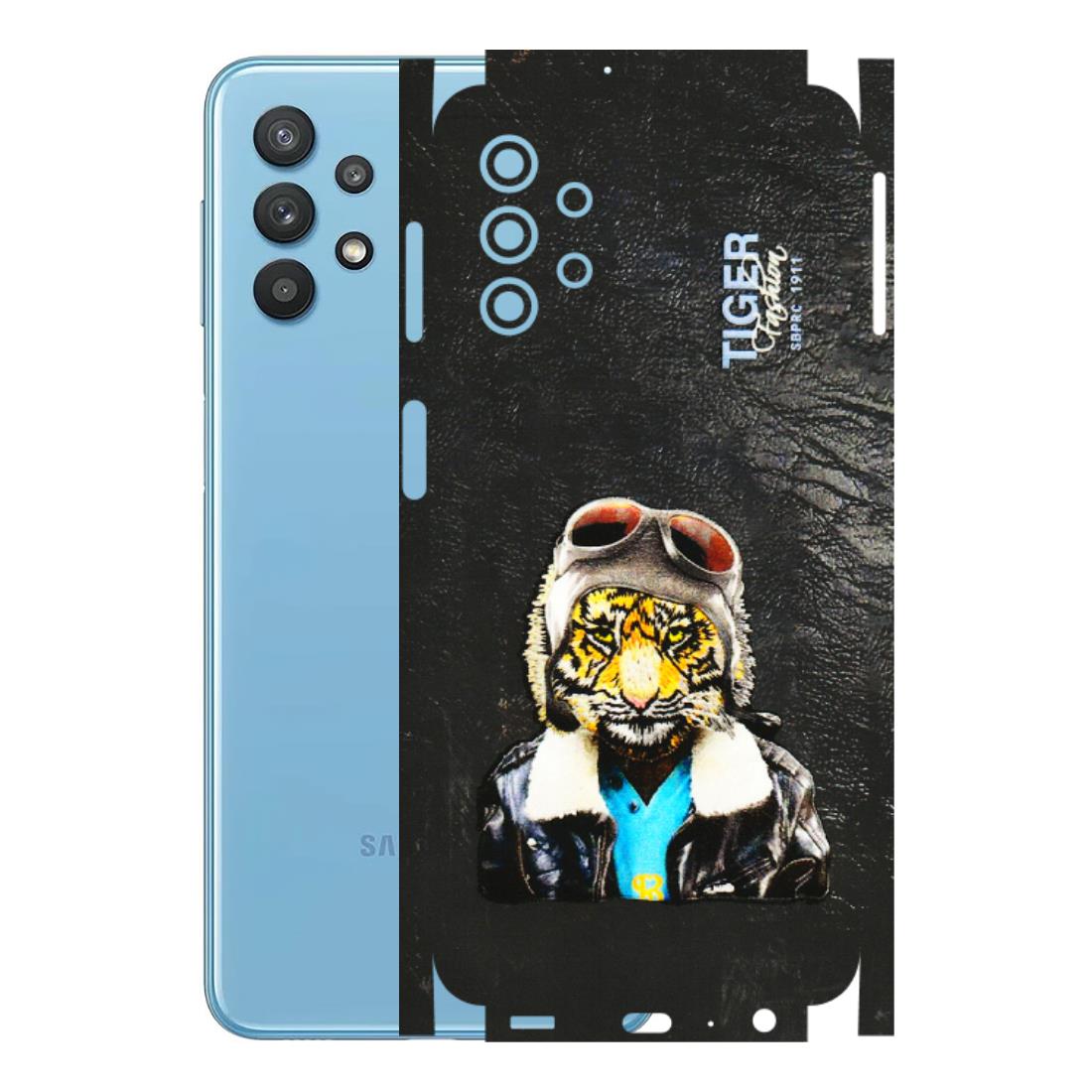 Samsung M/F/Note/Flip and C Phone Skins (All Models) - Rider Tiger - 3D Embossed Finish (L-113) Samsung Galaxy M32 (5G)