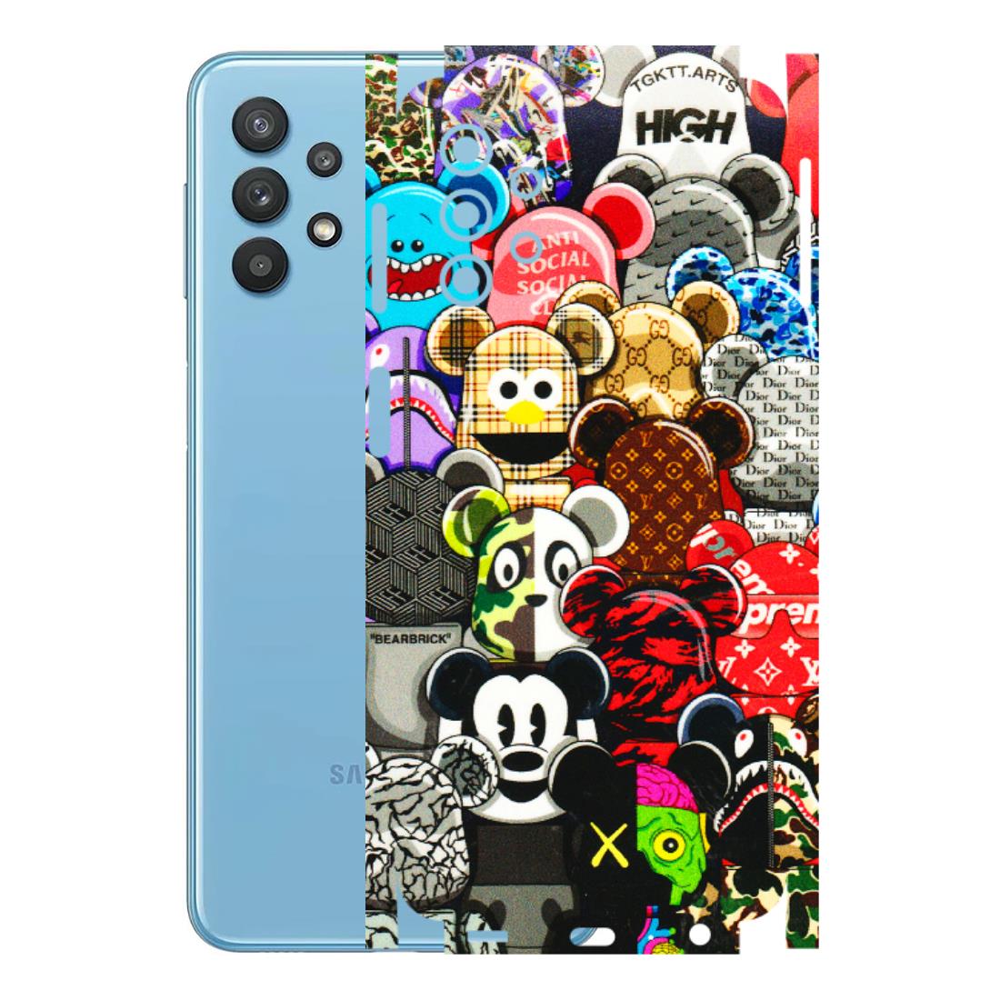 Samsung M/F/Note/Flip and C Phone Skins (All Models) - More Mickey Mouses - 3D Embossed Finish (L-118) Samsung Galaxy M32 (5G)