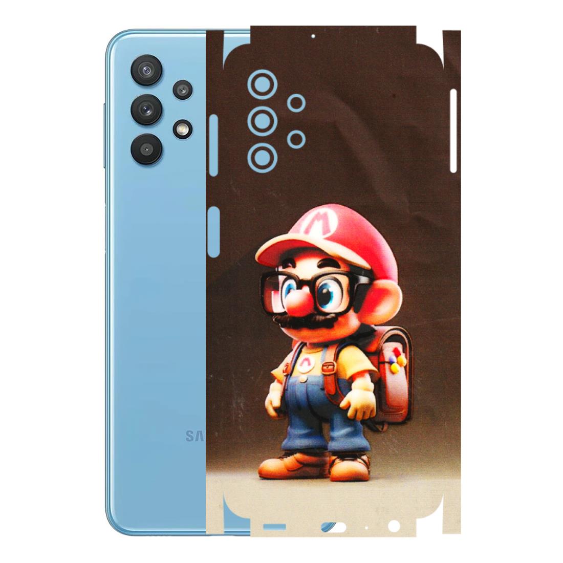 Samsung M/F/Note/Flip and C Phone Skins (All Models) - Little Mario - 3D Embossed Finish (L-119) Samsung Galaxy M32 (5G)