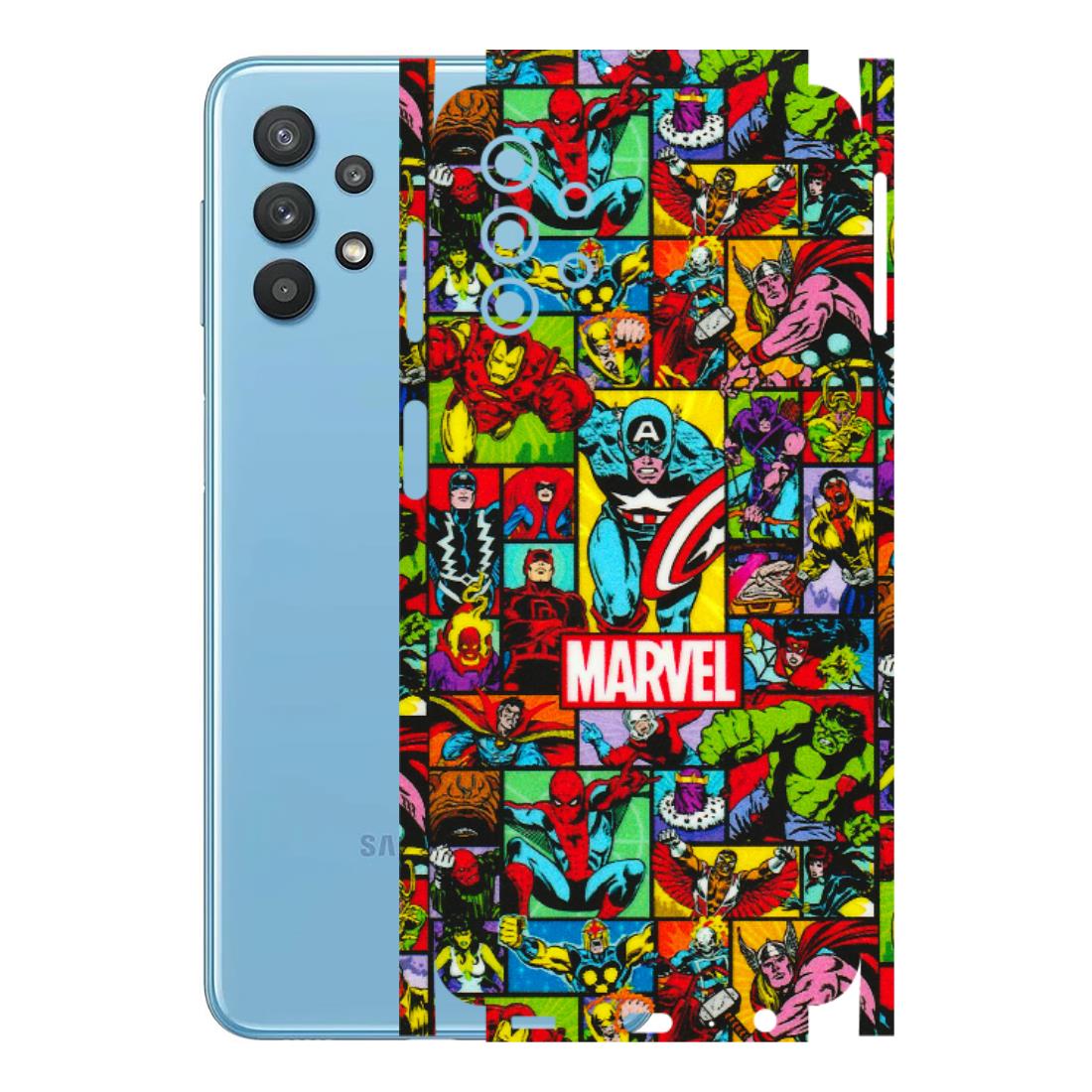Samsung M/F/Note/Flip and C Phone Skins (All Models) - MARVELOUS Comic Characters - 3D Embossed Finish (L-129) Samsung Galaxy M32 (5G)