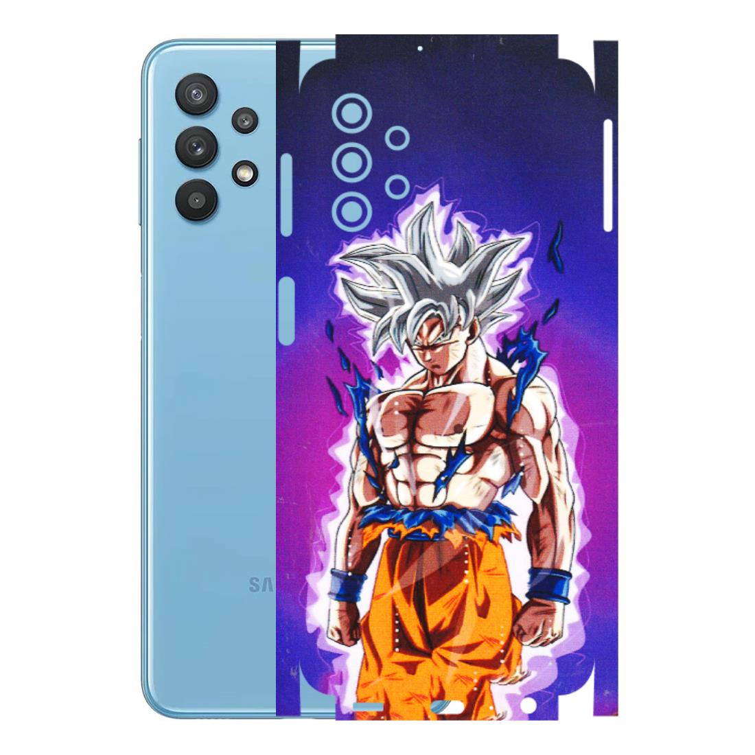 Samsung M/F/Note/Flip and C Phone Skins (All Models) - Goku Purple Anime - 3D Embossed Finish (L-147) Samsung Galaxy M32 (5G)