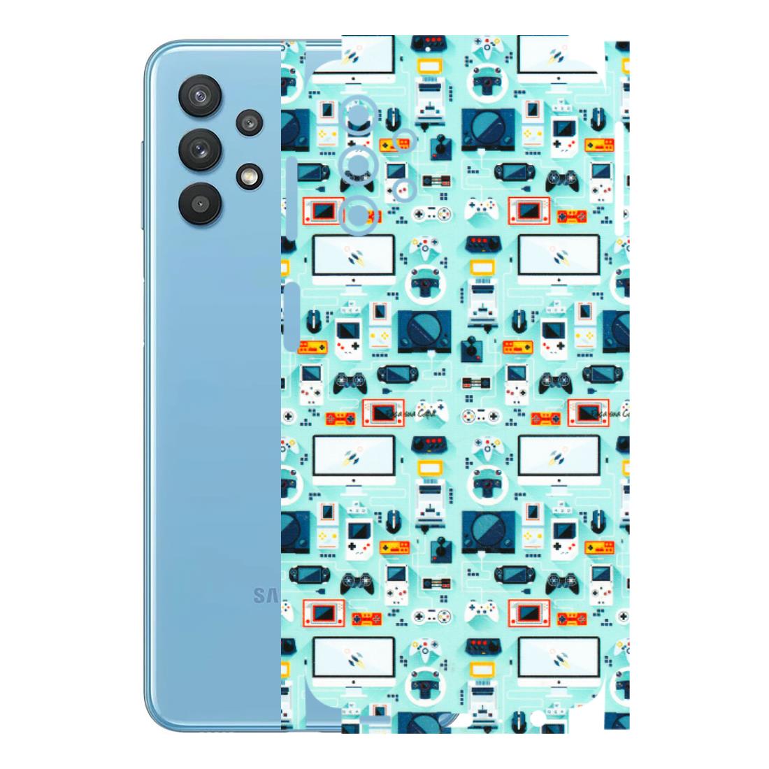 Samsung M/F/Note/Flip and C Phone Skins (All Models) - Gadgets Doodle - 3D Embossed Finish (L-184) Samsung Galaxy M32 (5G)