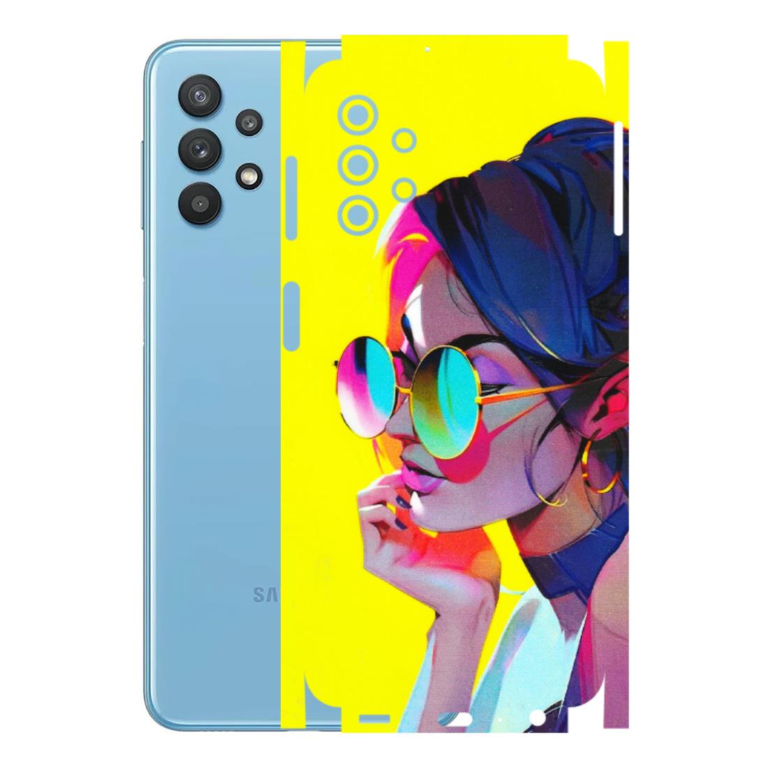 Samsung M/F/Note/Flip and C Phone Skins (All Models) - Bold Stylish Girl - 3D Embossed Finish (L-222) Samsung Galaxy M32 (5G)