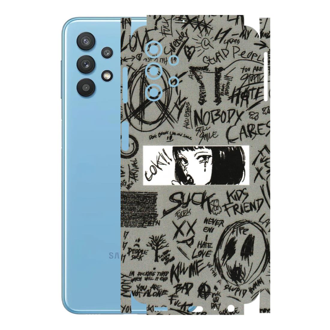 Samsung M/F/Note/Flip and C Phone Skins (All Models) - Never Have Love Anime - 3D Embossed Finish (L-260) Samsung Galaxy M32 (5G)