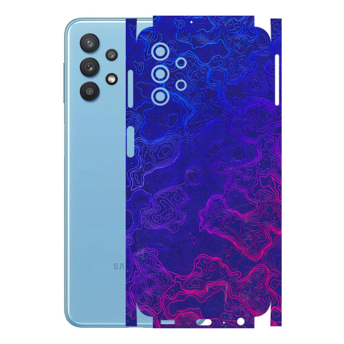Samsung M/F/Note/Flip and C Phone Skins (All Models) - Purple Ripples Swirl - 3D Embossed Finish (L-314) Samsung Galaxy M32 (5G)