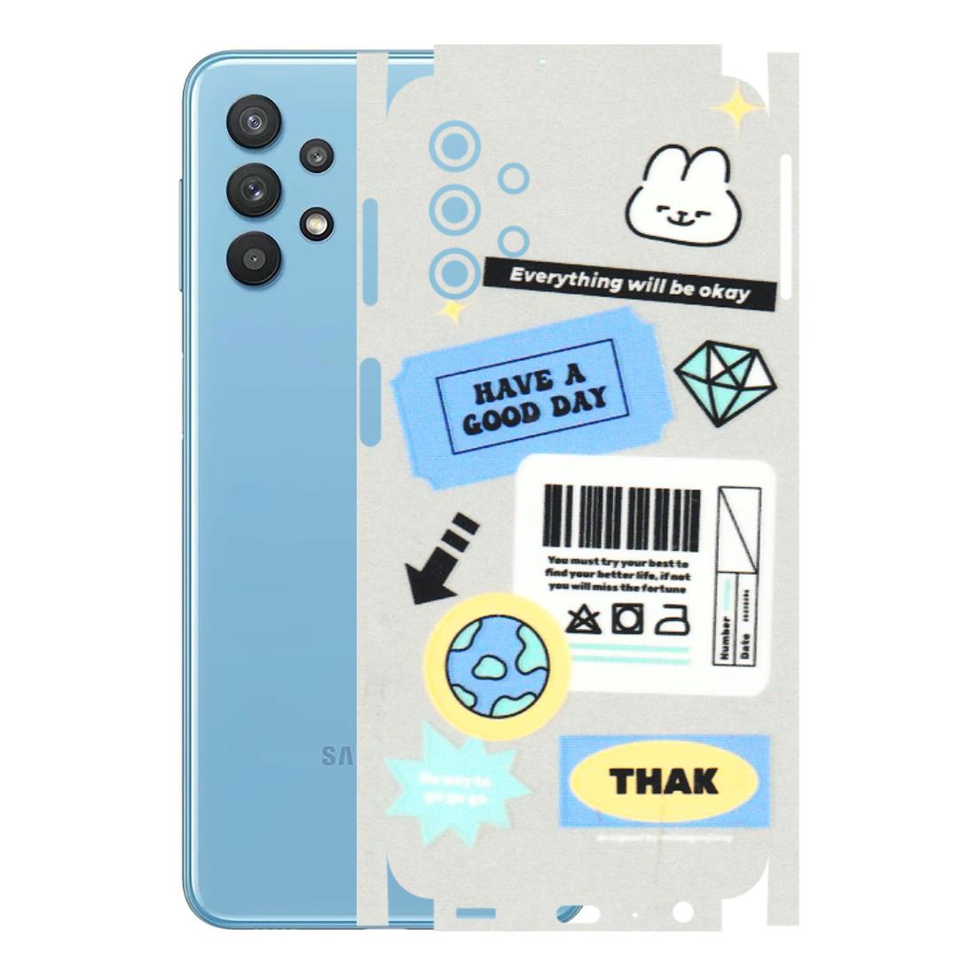 Samsung M/F/Note/Flip and C Phone Skins (All Models) - Will Be Okay Design - 3D Embossed Finish (L-316) Samsung Galaxy M32 (5G)