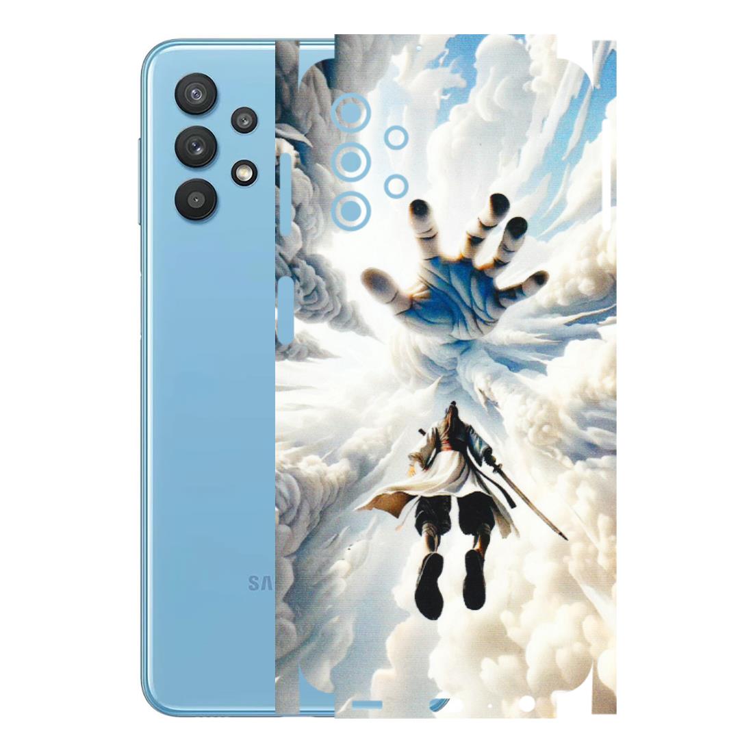 Samsung M/F/Note/Flip and C Phone Skins (All Models) - Big Hand With Monkey King - 3D Embossed Finish (L-323) Samsung Galaxy M32 (5G)