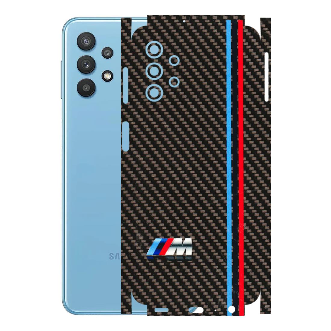 Samsung M/F/Note/Flip and C Phone Skins (All Models) - BM Carbon Fiber Feels - 3D Embossed Finish (L-38) Samsung Galaxy M32 (5G)