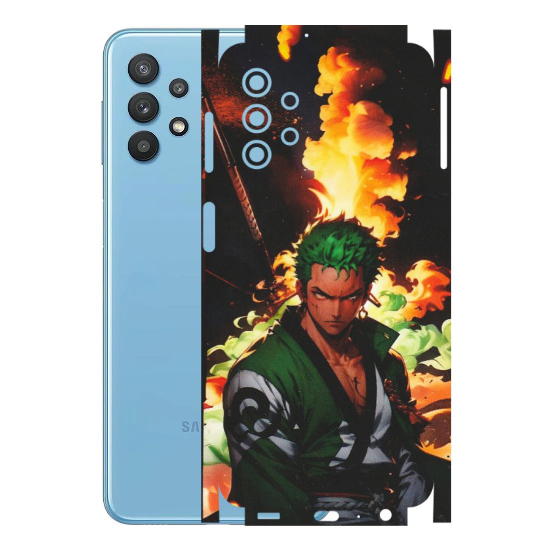 Samsung M/F/Note/Flip and C Phone Skins (All Models) - Roronoa Zoro - Matte Finish (M-102) Samsung Galaxy M32 (5G)