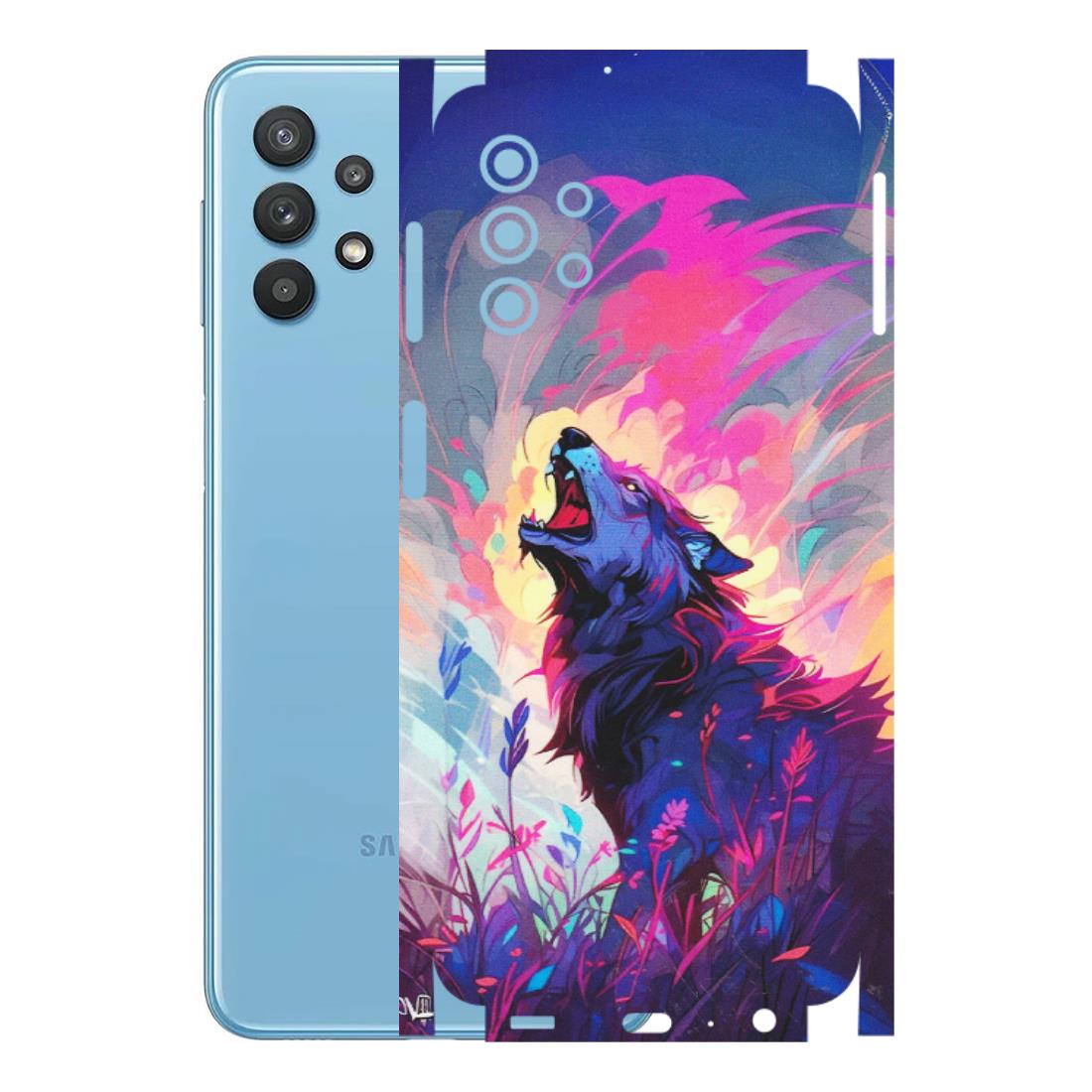 Samsung M/F/Note/Flip and C Phone Skins (All Models) - New Wild Wolf Abstract - Matte Finish (M-125) Samsung Galaxy M32 (5G)