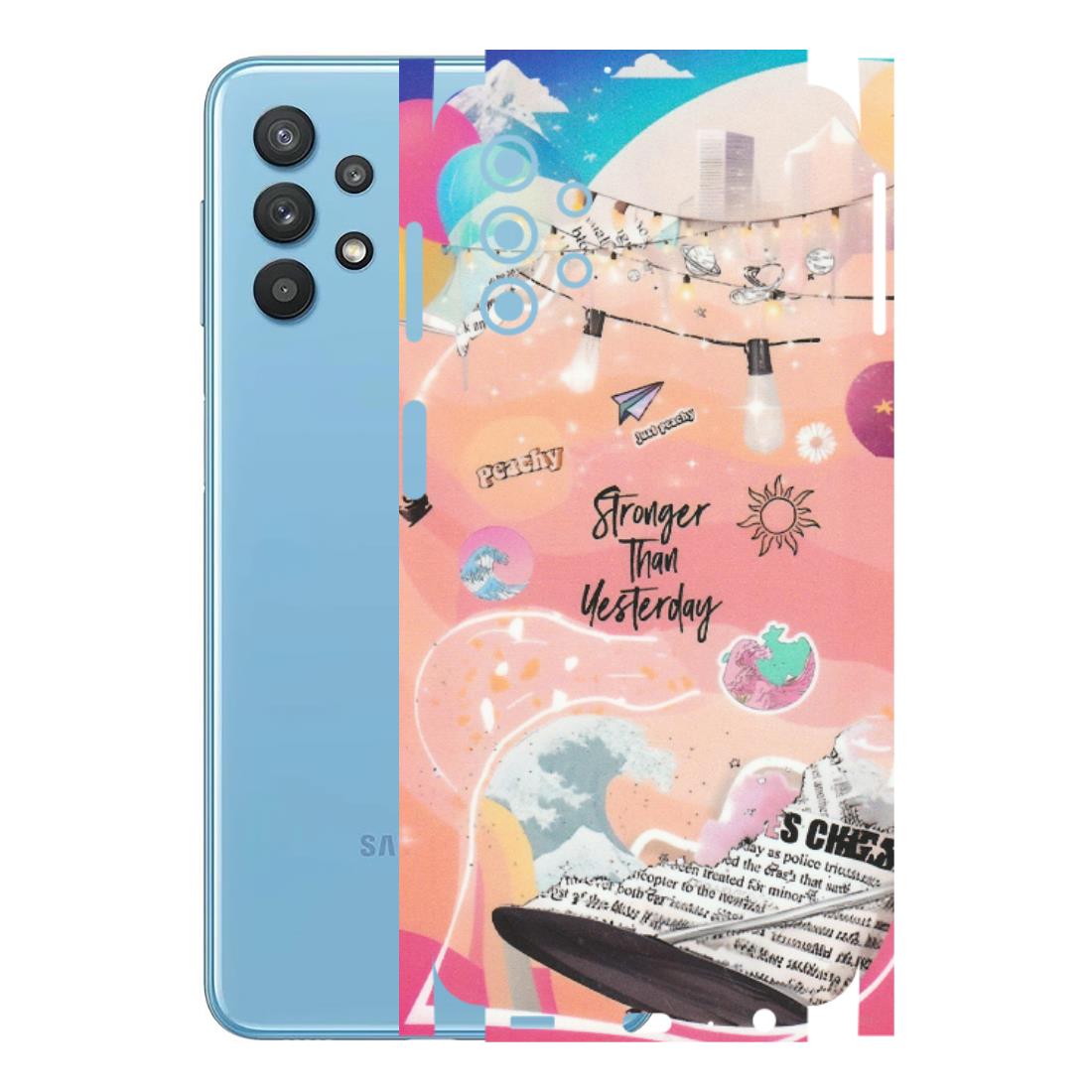 Samsung M/F/Note/Flip and C Phone Skins (All Models) - Stronger Then Yesterday - Matte Finish (M-128) Samsung Galaxy M32 (5G)