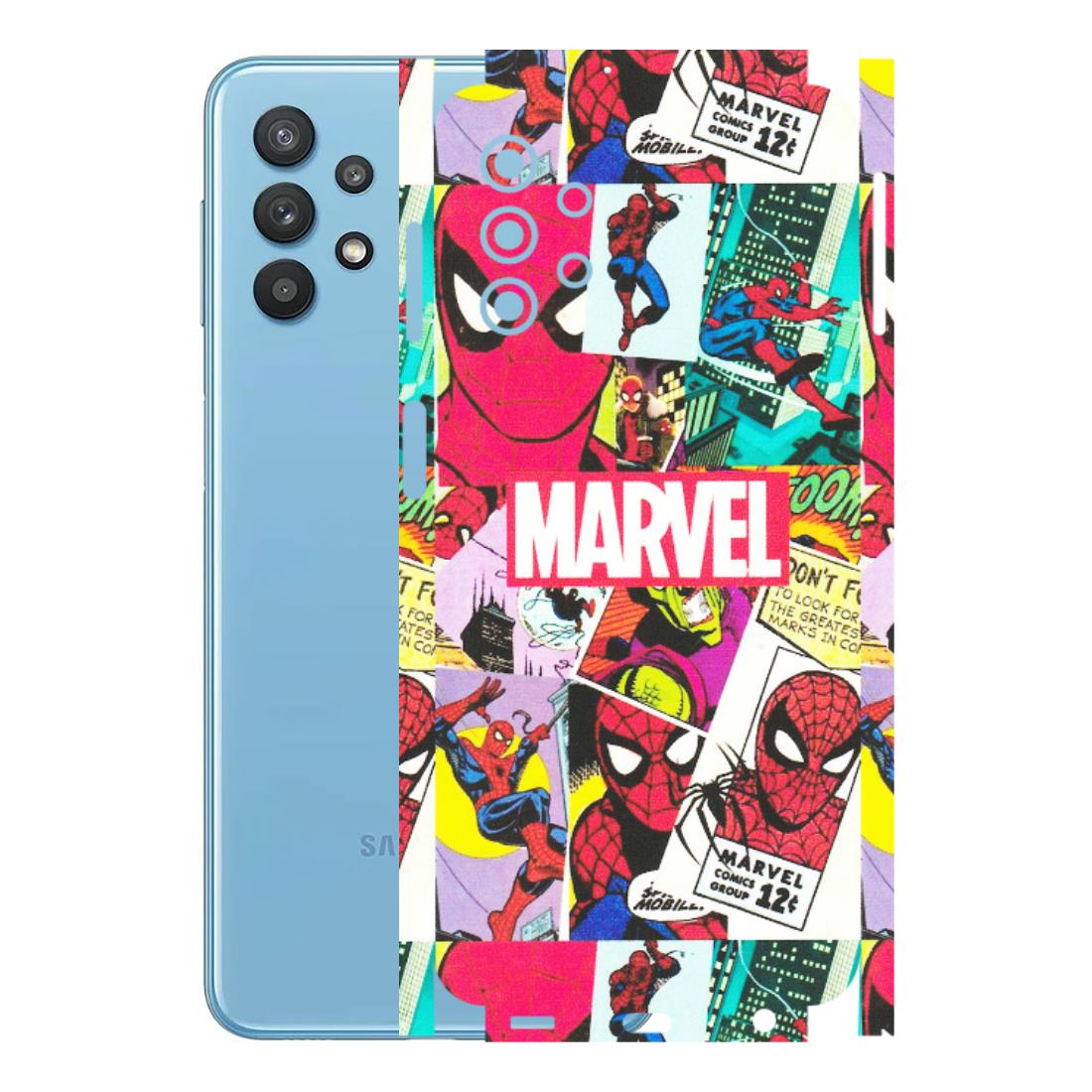 Samsung M/F/Note/Flip and C Phone Skins (All Models) - Marvel Comic Spiderman Grafitti - Matte Finish (M-72) Samsung Galaxy M32 (5G)