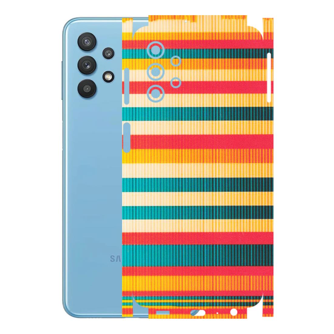 Samsung M/F/Note/Flip and C Phone Skins (All Models) - Colourful Stripes Soothing Effect - Matte Finish (M-86) Samsung Galaxy M32 (5G)