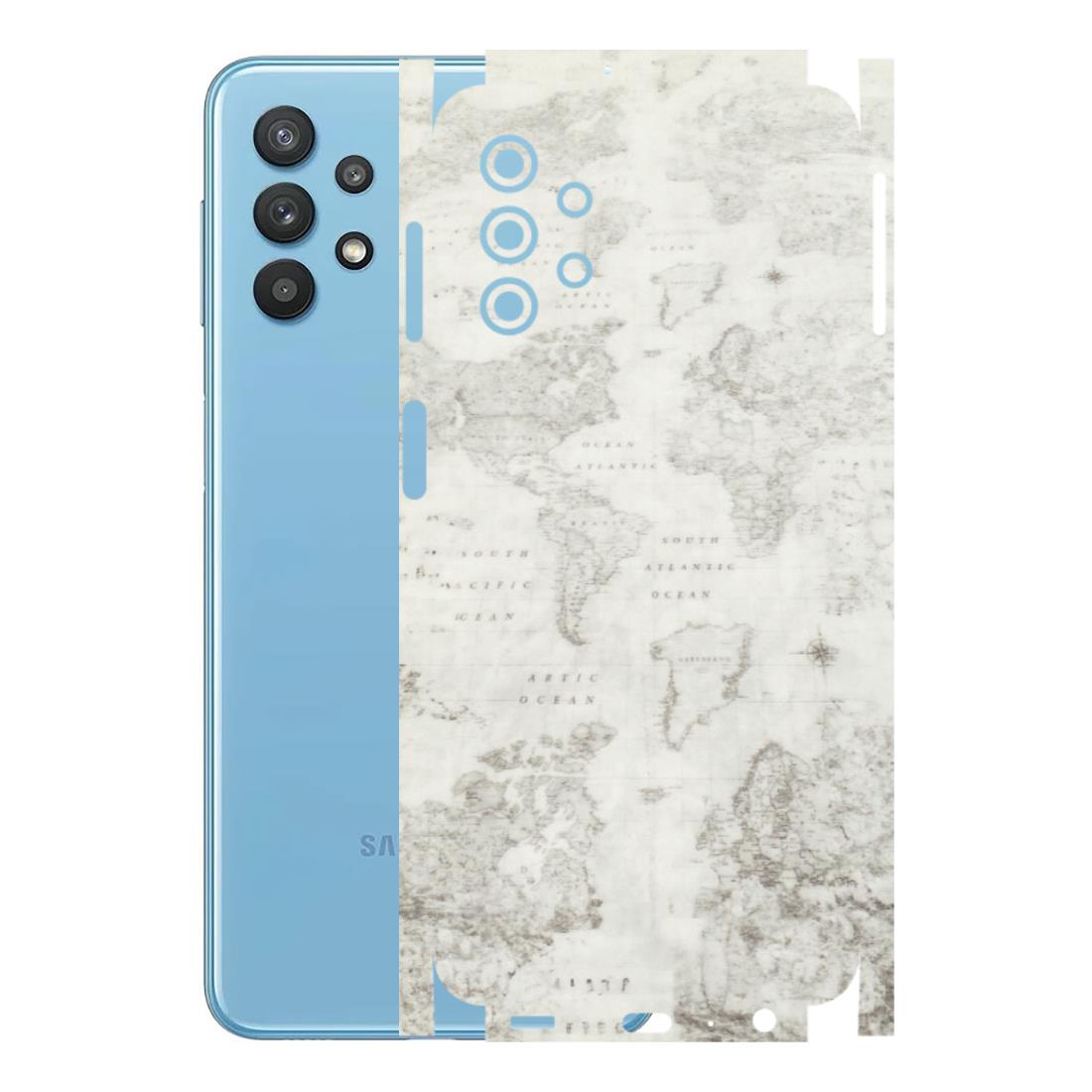 Samsung M/F/Note/Flip and C Phone Skins (All Models) - World Travel Map - Transparent Finish (T-04) Samsung Galaxy M32 (5G)