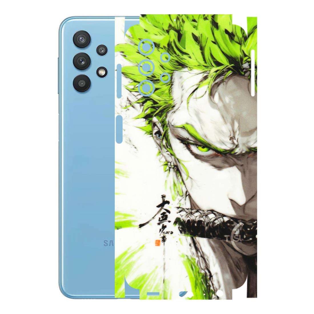 Samsung M/F/Note/Flip and C Phone Skins (All Models) - Roro Taku Anime - Transparent Finish (T-18) Samsung Galaxy M32 (5G)