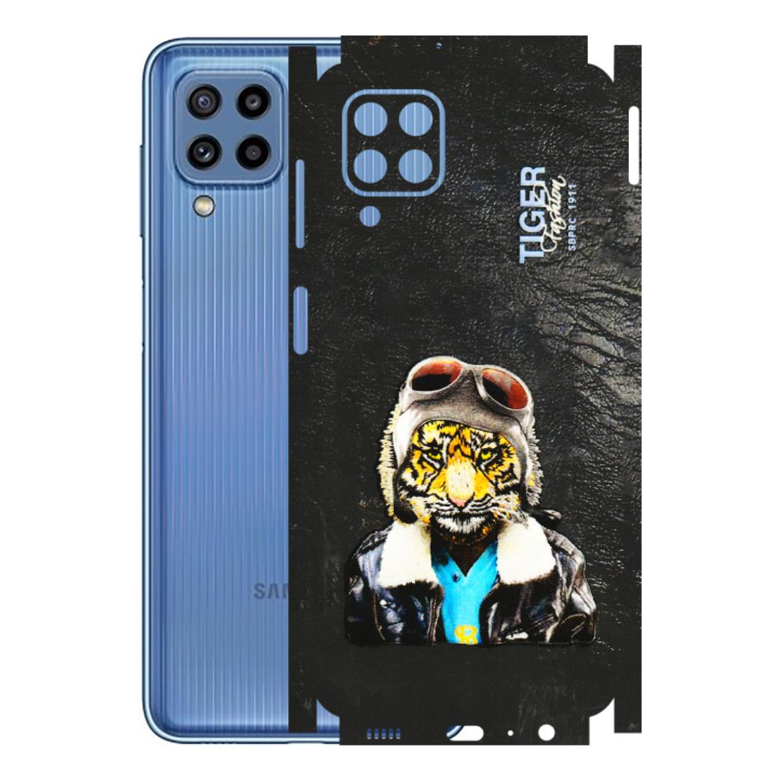 Samsung M/F/Note/Flip and C Phone Skins (All Models) - Rider Tiger - 3D Embossed Finish (L-113) Samsung Galaxy M32