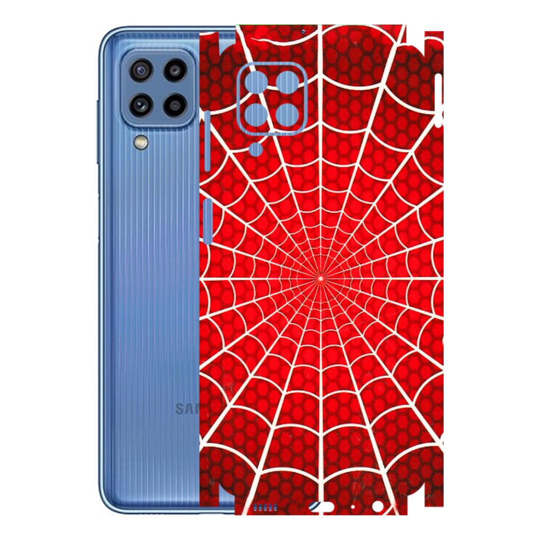 Samsung M/F/Note/Flip and C Phone Skins (All Models) - Classic Spidey Web - 3D Embossed Finish (L-115) Samsung Galaxy M32