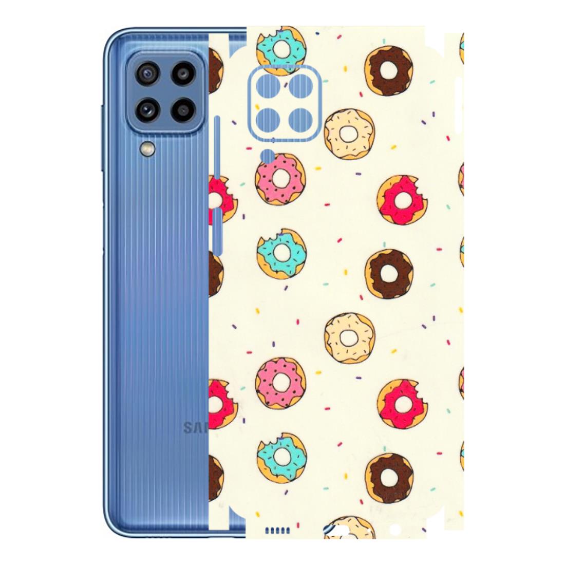Samsung M/F/Note/Flip and C Phone Skins (All Models) - Mini Donuts Doodle Art - 3D Embossed Finish (L-122) Samsung Galaxy M32
