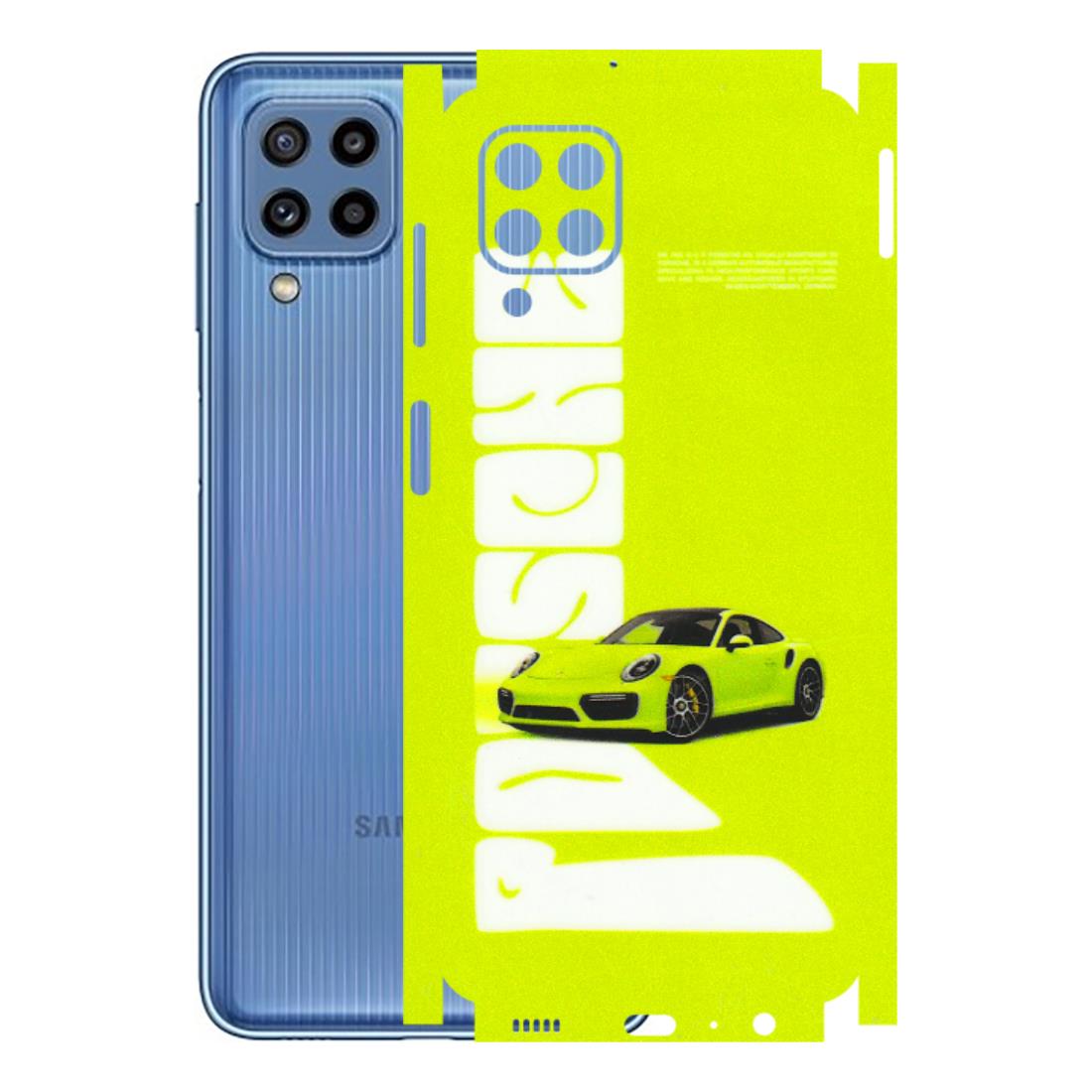 Samsung M/F/Note/Flip and C Phone Skins (All Models) - Lime Green Porche - 3D Embossed Finish (L-30) Samsung Galaxy M32