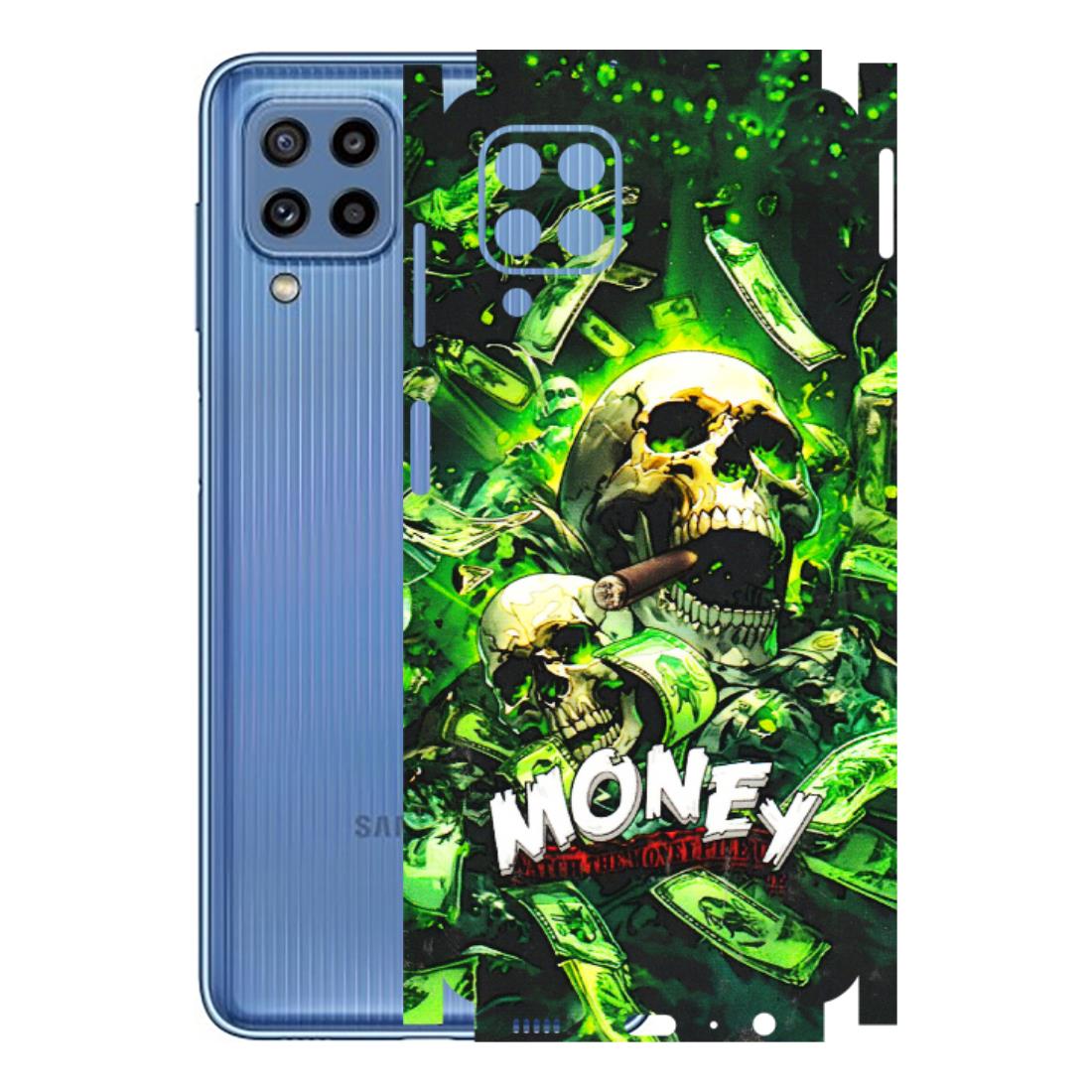 Samsung M/F/Note/Flip and C Phone Skins (All Models) - Skull Money - 3D Embossed Finish (L-303) Samsung Galaxy M32