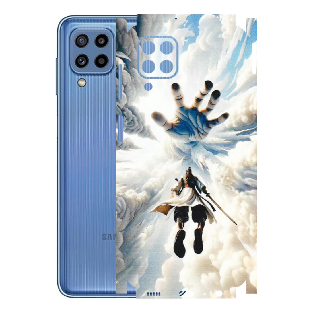 Samsung M/F/Note/Flip and C Phone Skins (All Models) - Big Hand With Monkey King - 3D Embossed Finish (L-323) Samsung Galaxy M32