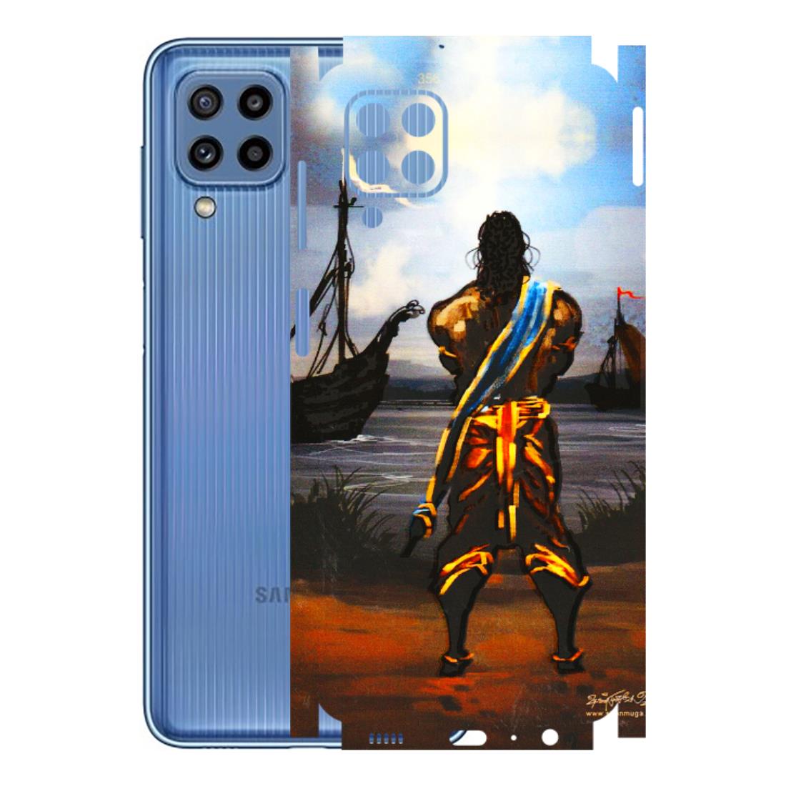 Samsung M/F/Note/Flip and C Phone Skins (All Models) - Heavenly God Figure - 3D Embossed Finish (L-34) Samsung Galaxy M32