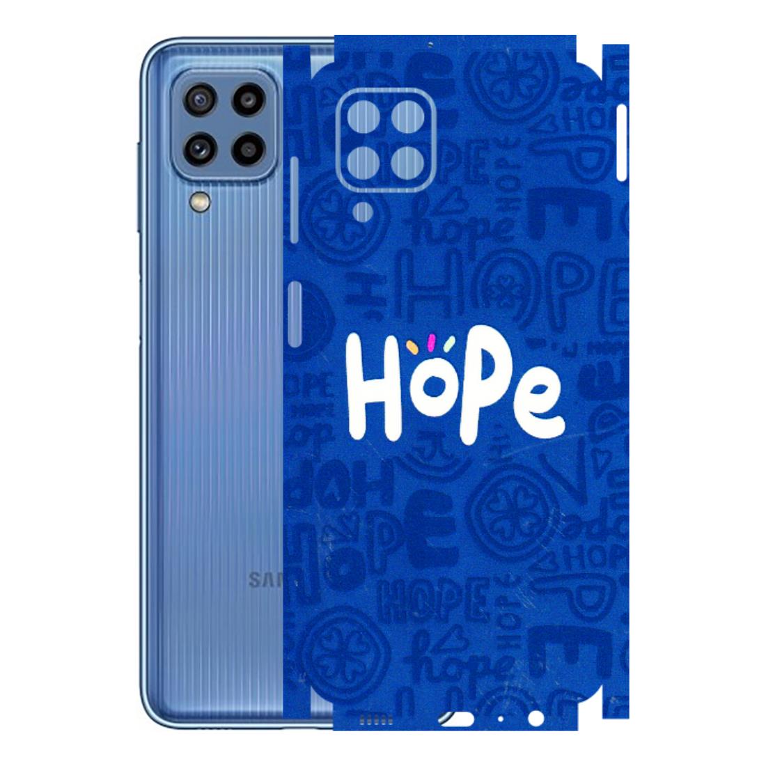 Samsung M/F/Note/Flip and C Phone Skins (All Models) - Hope Doodles Blue - 3D Embossed Finish (L-43) Samsung Galaxy M32
