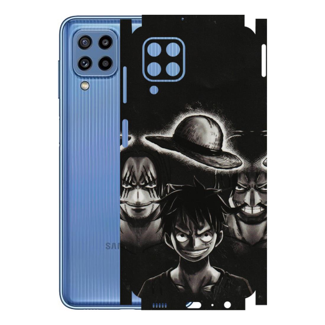 Samsung M/F/Note/Flip and C Phone Skins (All Models) - Black Luffy Hat - 3D Embossed Finish (L-57) Samsung Galaxy M32