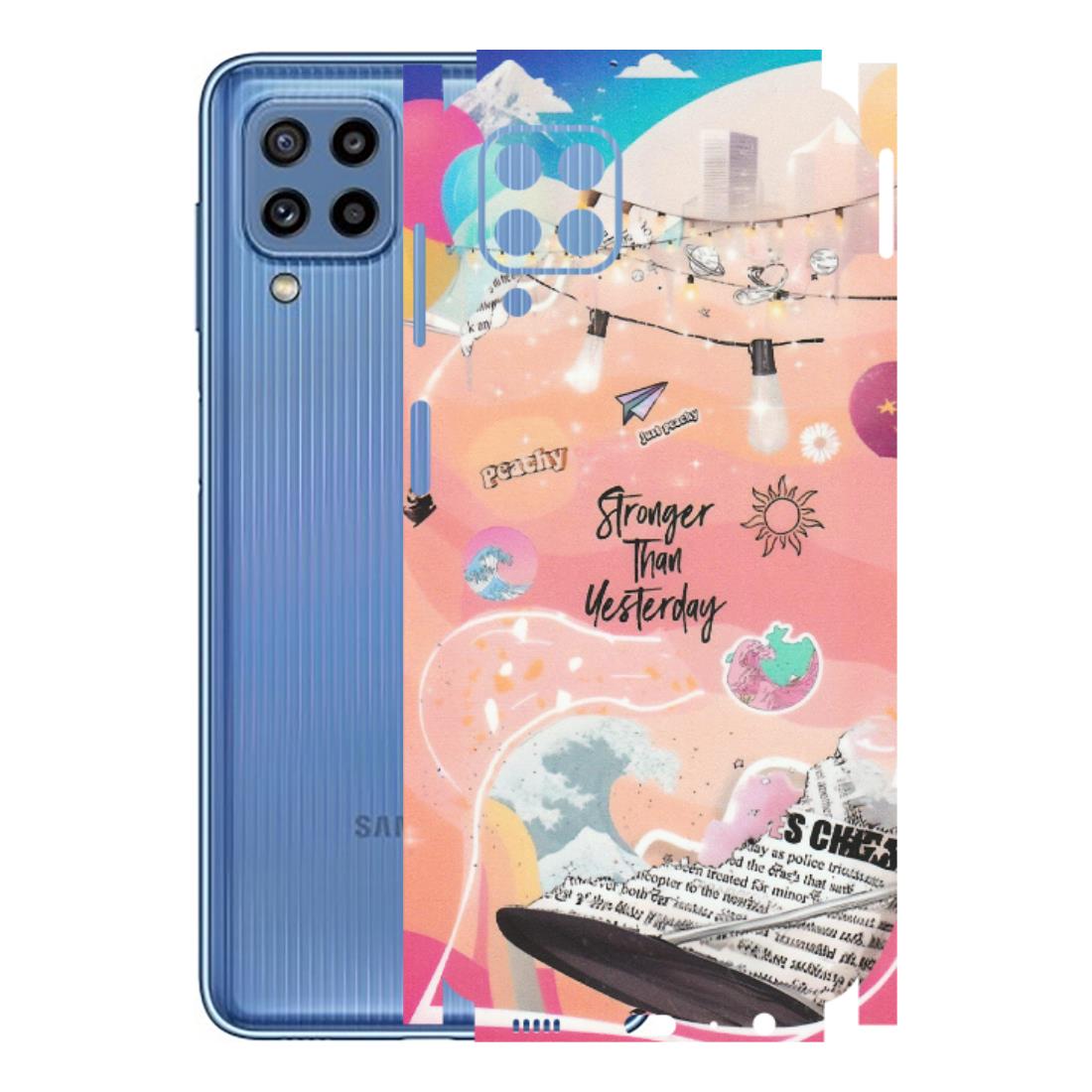 Samsung M/F/Note/Flip and C Phone Skins (All Models) - Stronger Then Yesterday - Matte Finish (M-128) Samsung Galaxy M32