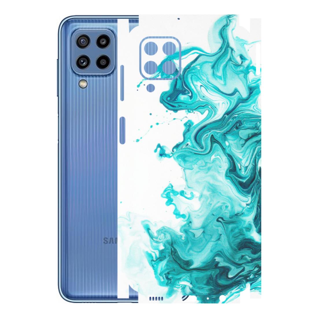 Samsung M/F/Note/Flip and C Phone Skins (All Models) - Sky Blue Abstract Colour - Matte Finish (M-146) Samsung Galaxy M32