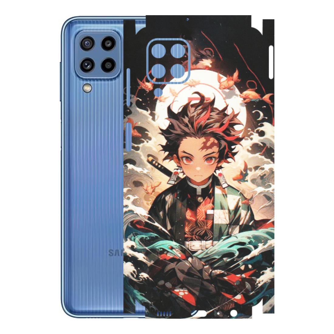 Samsung M/F/Note/Flip and C Phone Skins (All Models) - Tanjiro Demon Slayer Anime - Matte Finish (M-158) Samsung Galaxy M32