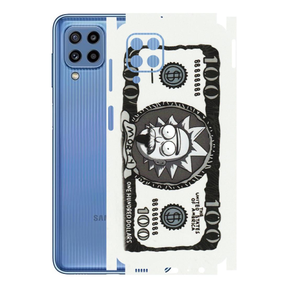 Samsung M/F/Note/Flip and C Phone Skins (All Models) - Rick And Morty Hundred Dollar Anime - Matte Finish (M-161) Samsung Galaxy M32