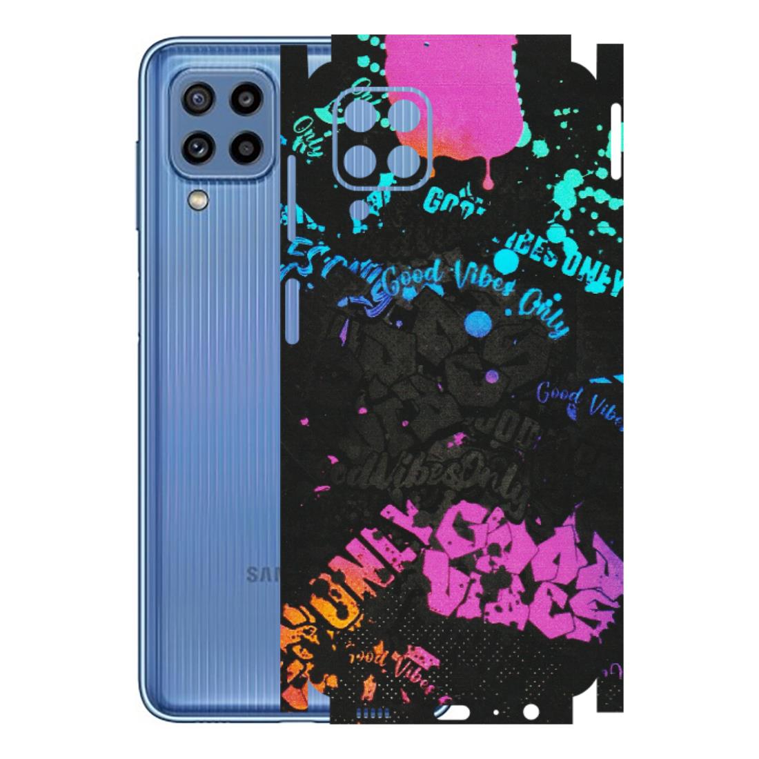 Samsung M/F/Note/Flip and C Phone Skins (All Models) - Majestic Black Vibes - Matte Finish (M-62) Samsung Galaxy M32