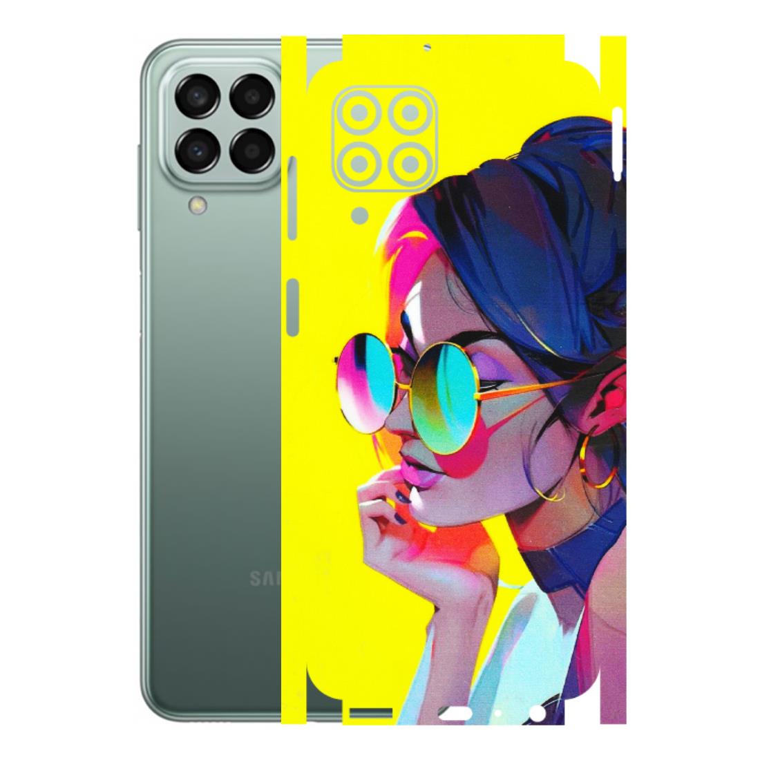 Samsung M/F/Note/Flip and C Phone Skins (All Models) - Bold Stylish Girl - 3D Embossed Finish (L-222) Samsung Galaxy M33 (5G)