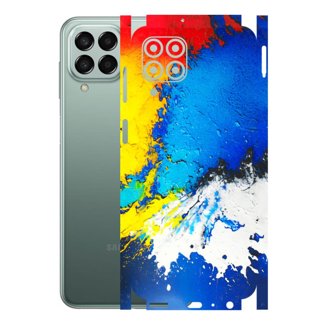 Samsung M/F/Note/Flip and C Phone Skins (All Models) - Acrylic Paint Spill - 3D Embossed Finish (L-229) Samsung Galaxy M33 (5G)
