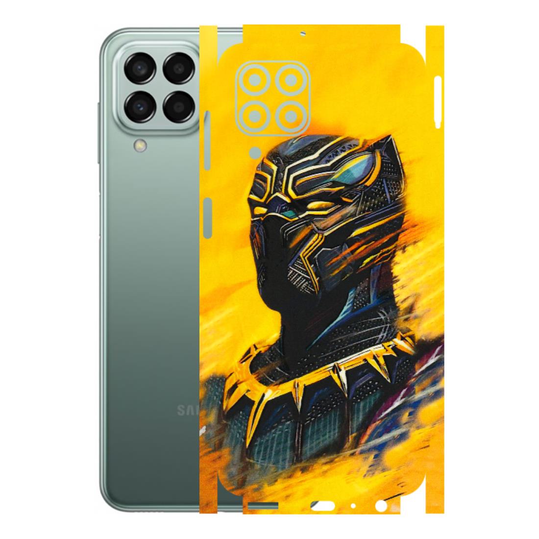 Samsung M/F/Note/Flip and C Phone Skins (All Models) - Yellow Panther - 3D Embossed Finish (L-54) Samsung Galaxy M33 (5G)