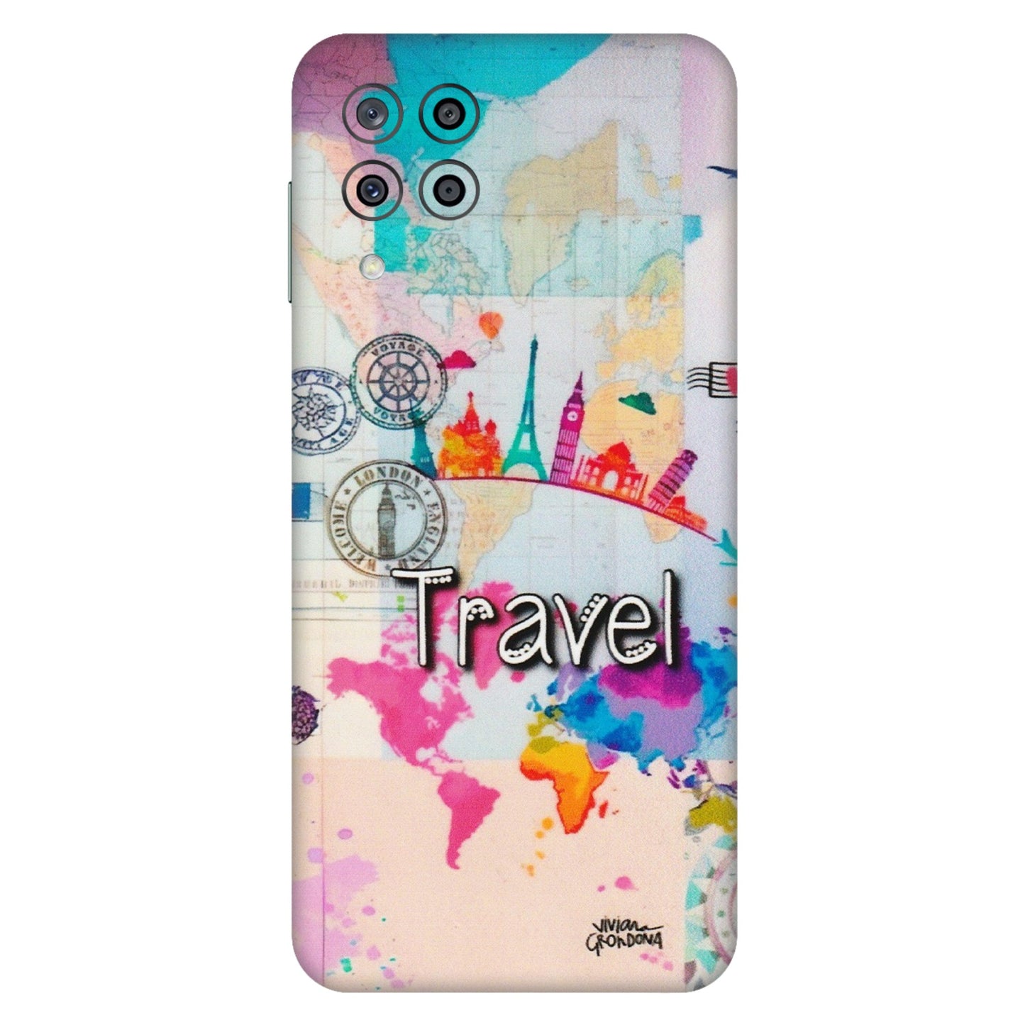 Samsung M/F/Note/Flip and C Phone Skins (All Models) - Travel The Wonders - Matte Finish (M-108) Samsung Galaxy M33 (5G)