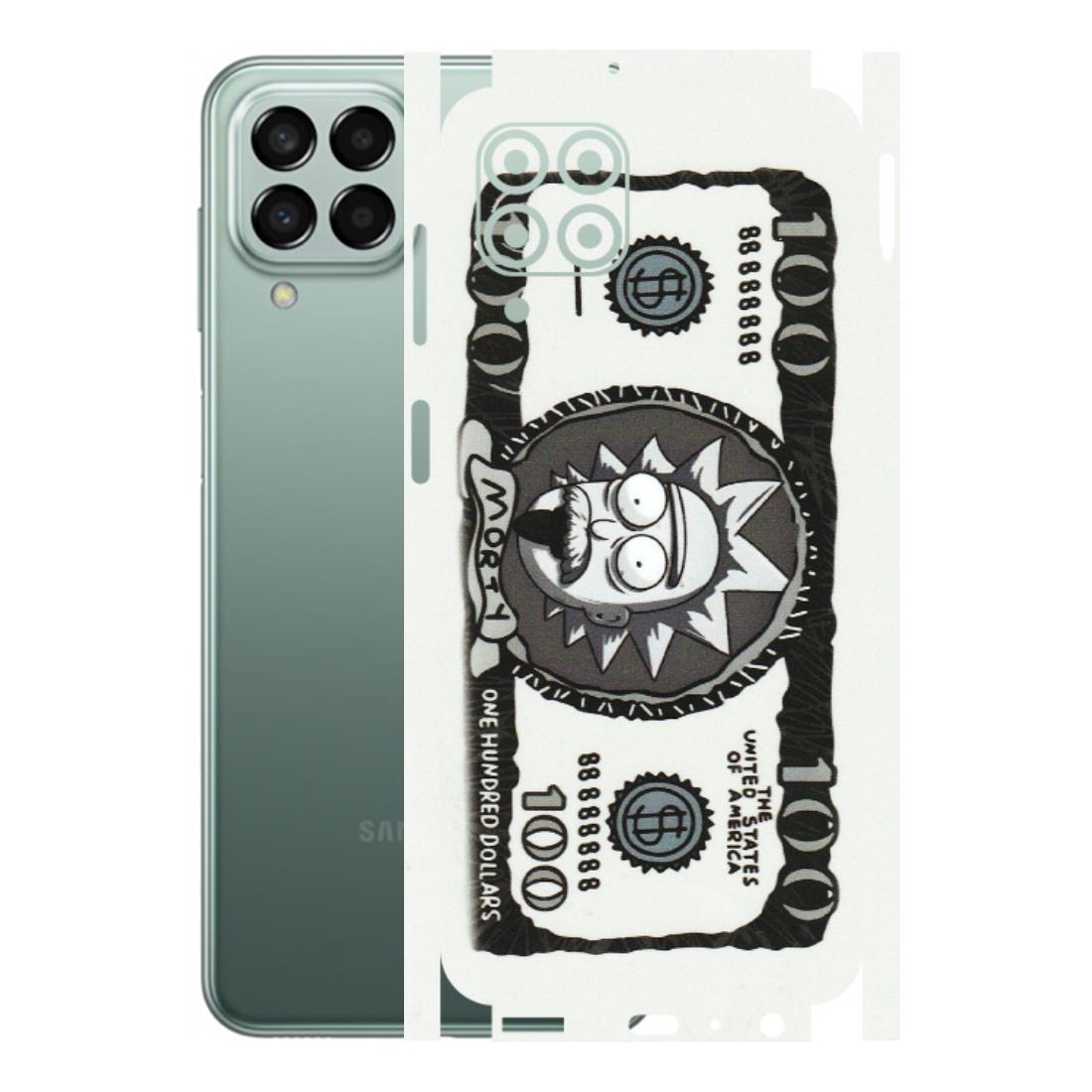 Samsung M/F/Note/Flip and C Phone Skins (All Models) - Rick And Morty Hundred Dollar Anime - Matte Finish (M-161) Samsung Galaxy M33 (5G)