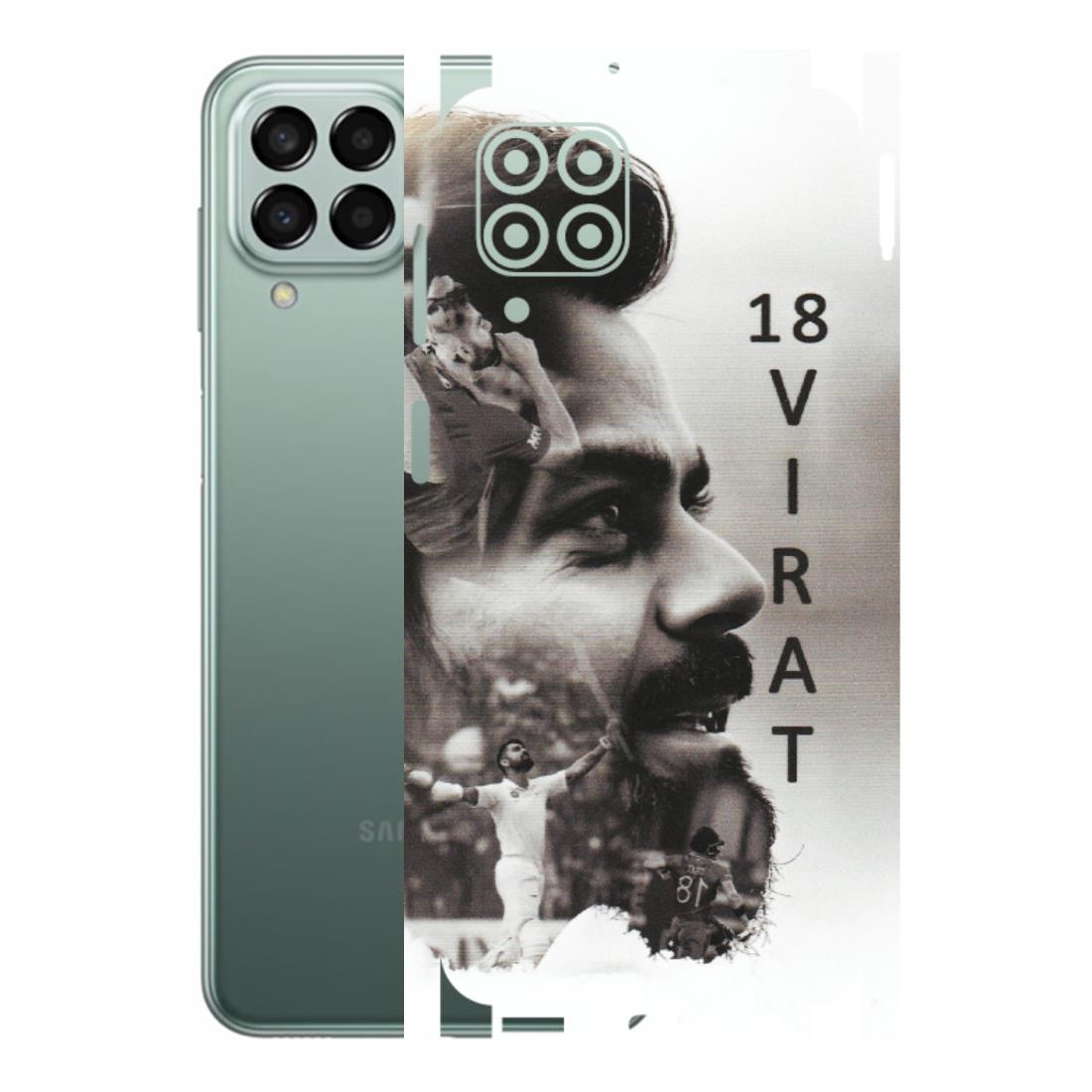 Samsung M/F/Note/Flip and C Phone Skins (All Models) - Virat Kohli Cricketer - Matte Finish (M-163) Samsung Galaxy M33 (5G)