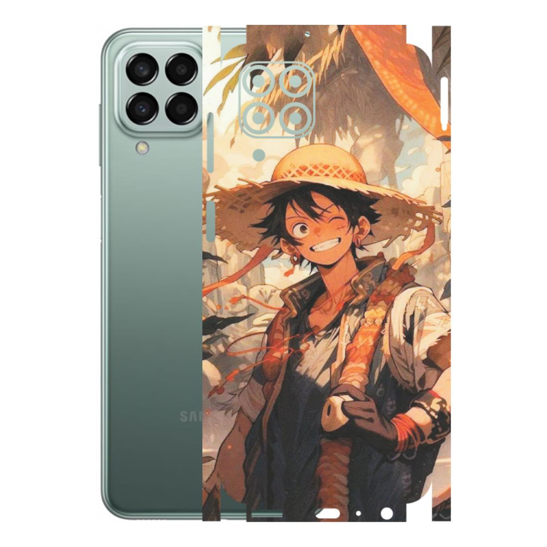 Samsung M/F/Note/Flip and C Phone Skins (All Models) - Anime Character Smile - Matte Finish (M-33) Samsung Galaxy M33 (5G)