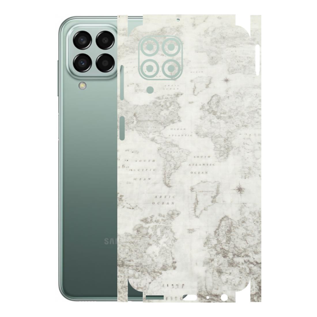 Samsung M/F/Note/Flip and C Phone Skins (All Models) - World Travel Map - Transparent Finish (T-04) Samsung Galaxy M33 (5G)