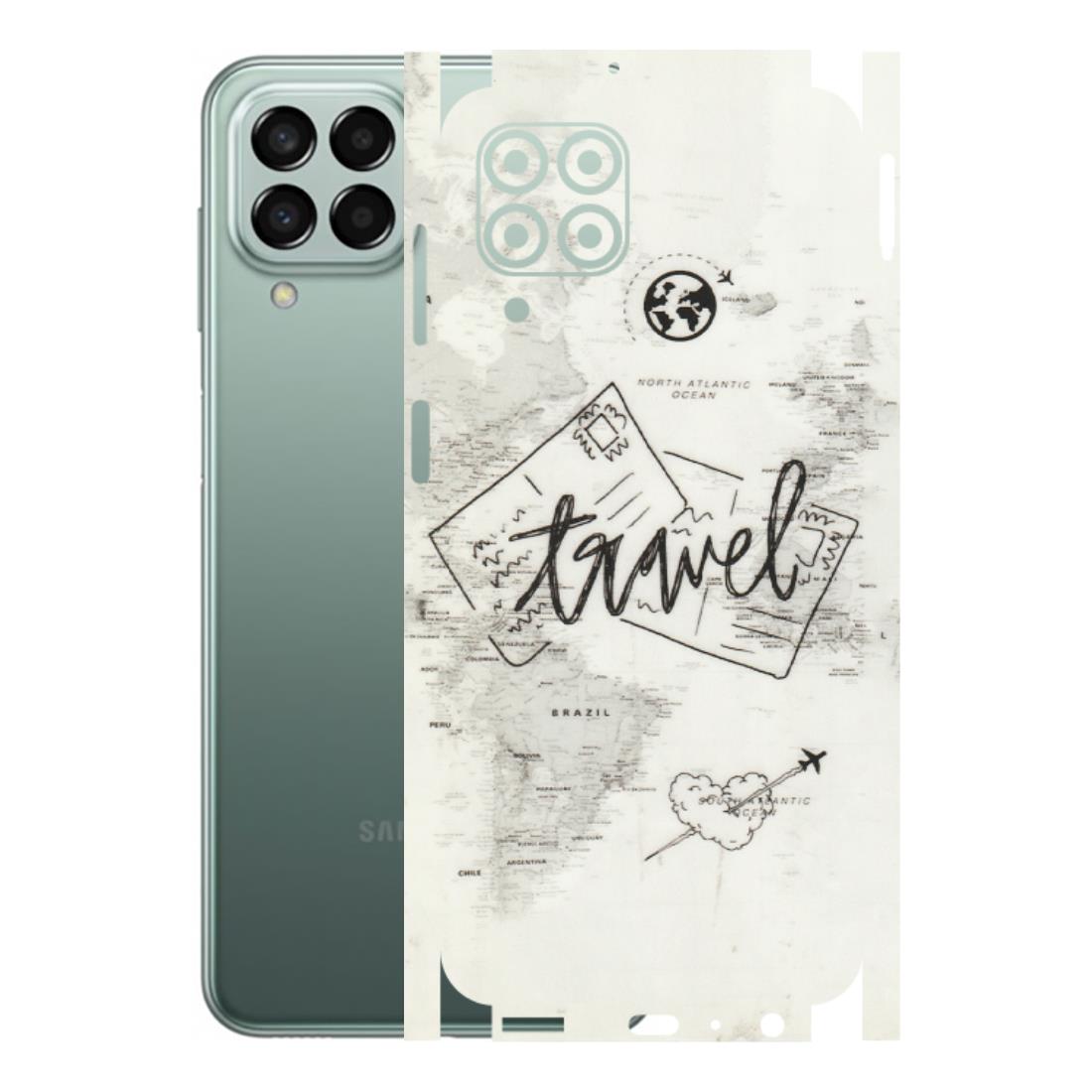 Samsung M/F/Note/Flip and C Phone Skins (All Models) - Travel Ticket - Transparent Finish (T-06) Samsung Galaxy M33 (5G)