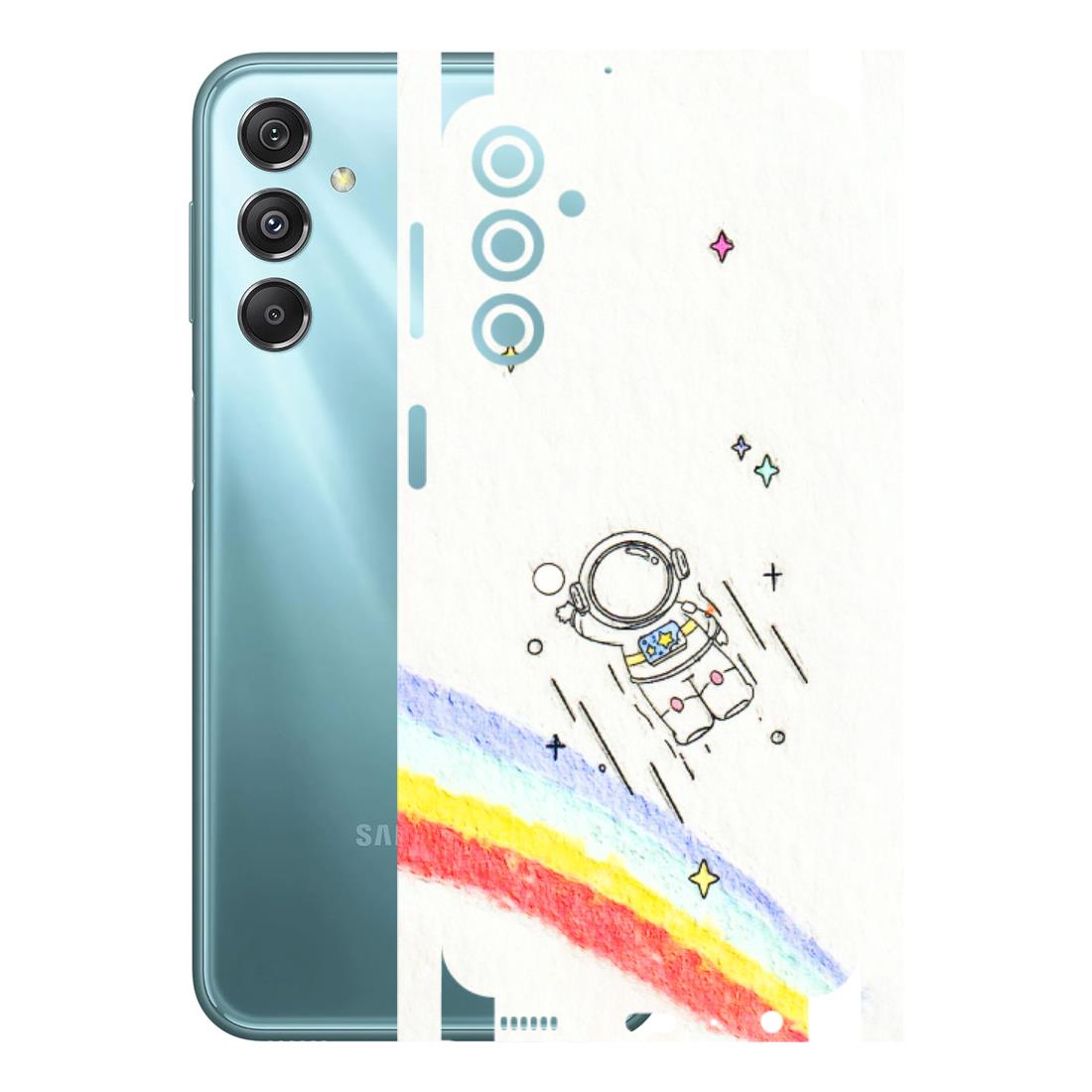 Samsung M/F/Note/Flip and C Phone Skins (All Models) - Milkyway Astronaut - 3D Embossed Finish (L-110) Samsung Galaxy M34 (5G)