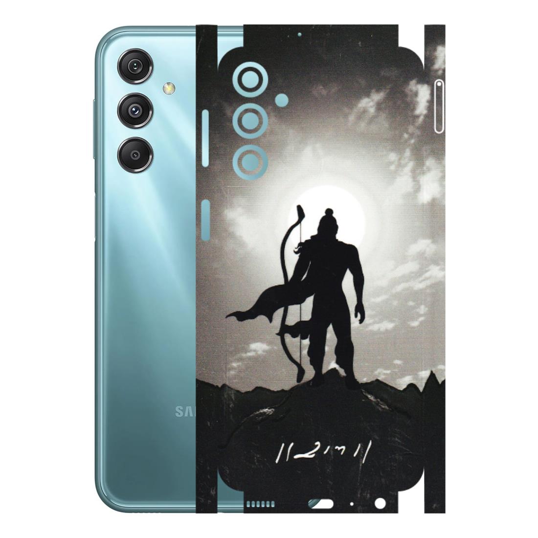 Samsung M/F/Note/Flip and C Phone Skins (All Models) - Jai Siya Ram - 3D Embossed Finish (L-200) Samsung Galaxy M34 (5G)
