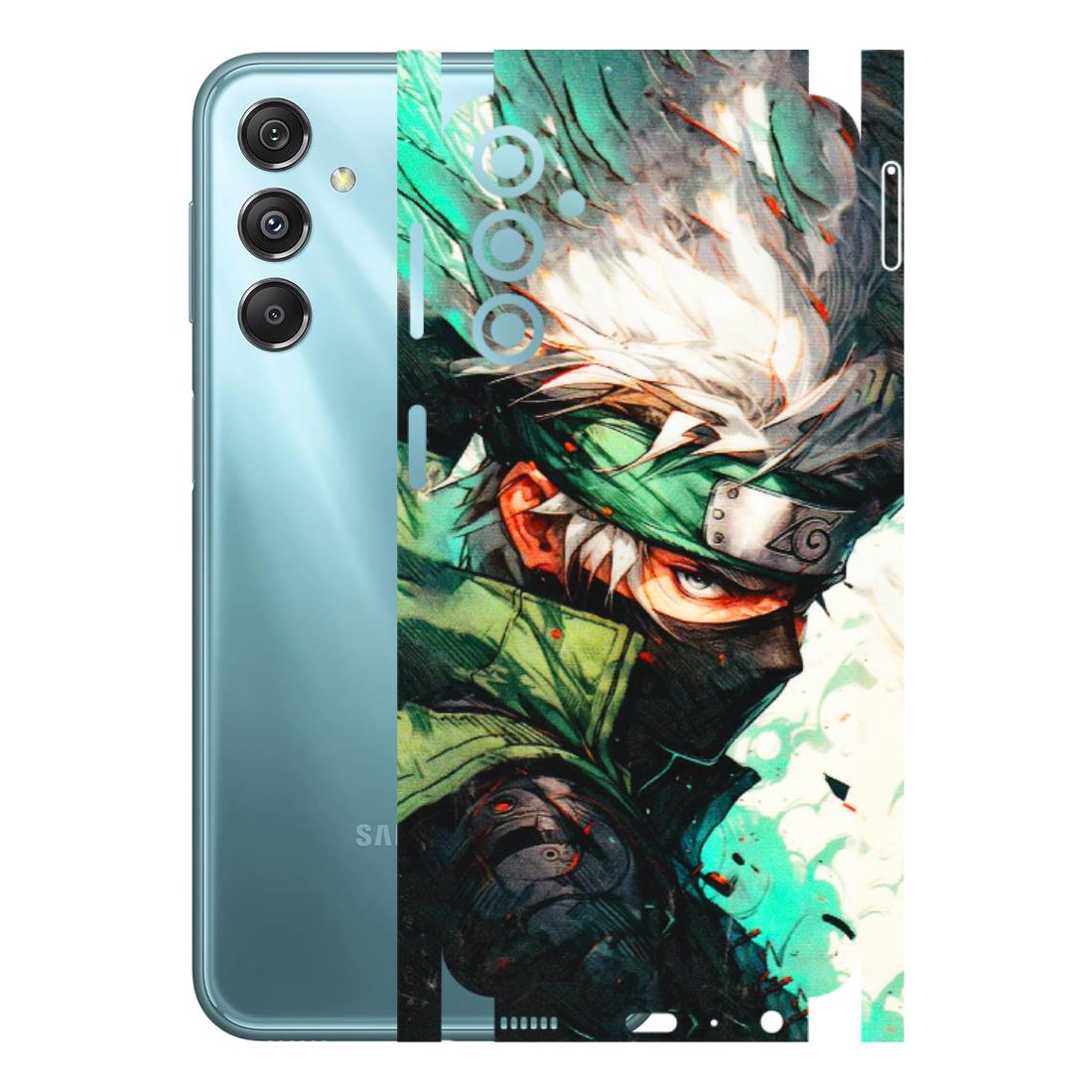 Samsung M/F/Note/Flip and C Phone Skins (All Models) - Kakashi Side Profile - 3D Embossed Finish (L-249) Samsung Galaxy M34 (5G)